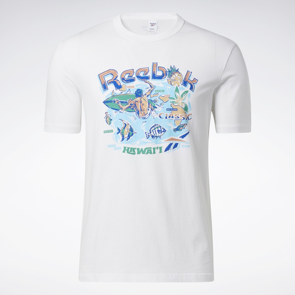 Áo Thun Thể Thao Unisex Reebok CL Destination Tee HB1195