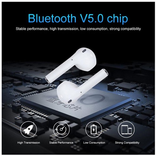 ⚡️Giá Sỉ⚡️ Tai Nghe Bluetooth i12 TWS Bluetooth 5.0 (Full Bộ Dock Sạc + 2 tai nghe) - Cảm Biến Vân Tay