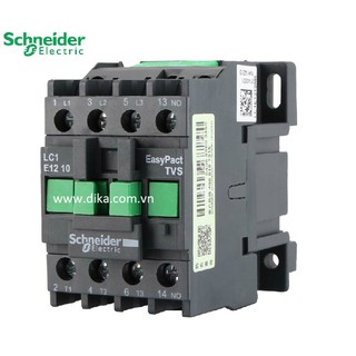 Contactor Schneider LC1E1210 3P 12A coil 220VAC mã LC1E1210M5
