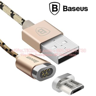Cáp Baseus MicroUSB Nam Châm hút (Cáp sạc từ) Chính Hãng