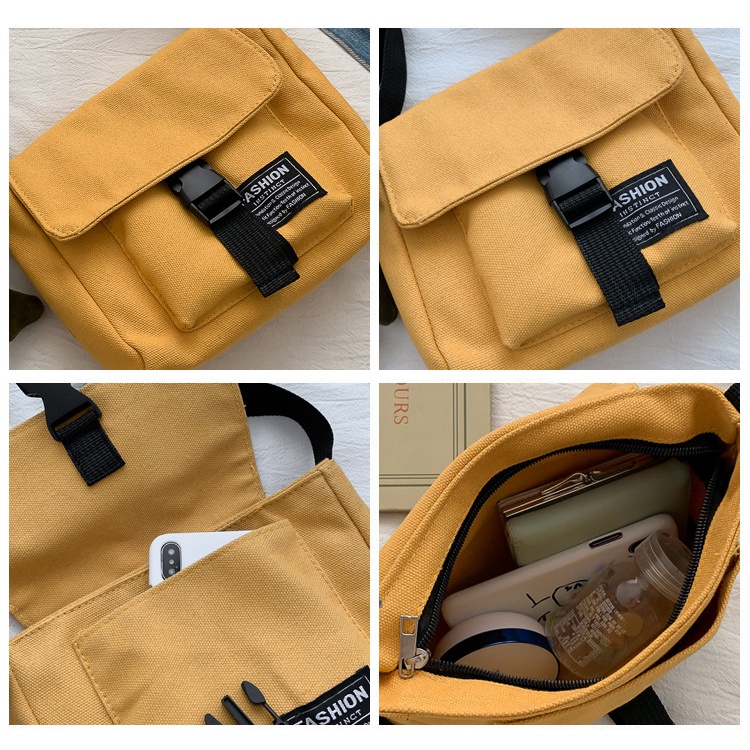 Túi tote vải canvas đeo chéo nữ messenger cao cấp dùng đi chơi du lịch giá rẻ TX69