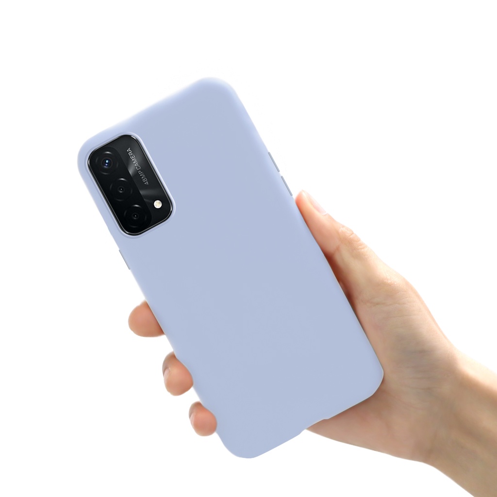 Ốp Điện Thoại Silicon Dẻo Mềm Màu Trơn Cho OPPO A95 CPH2365 A74 4G 2021 CPH2219