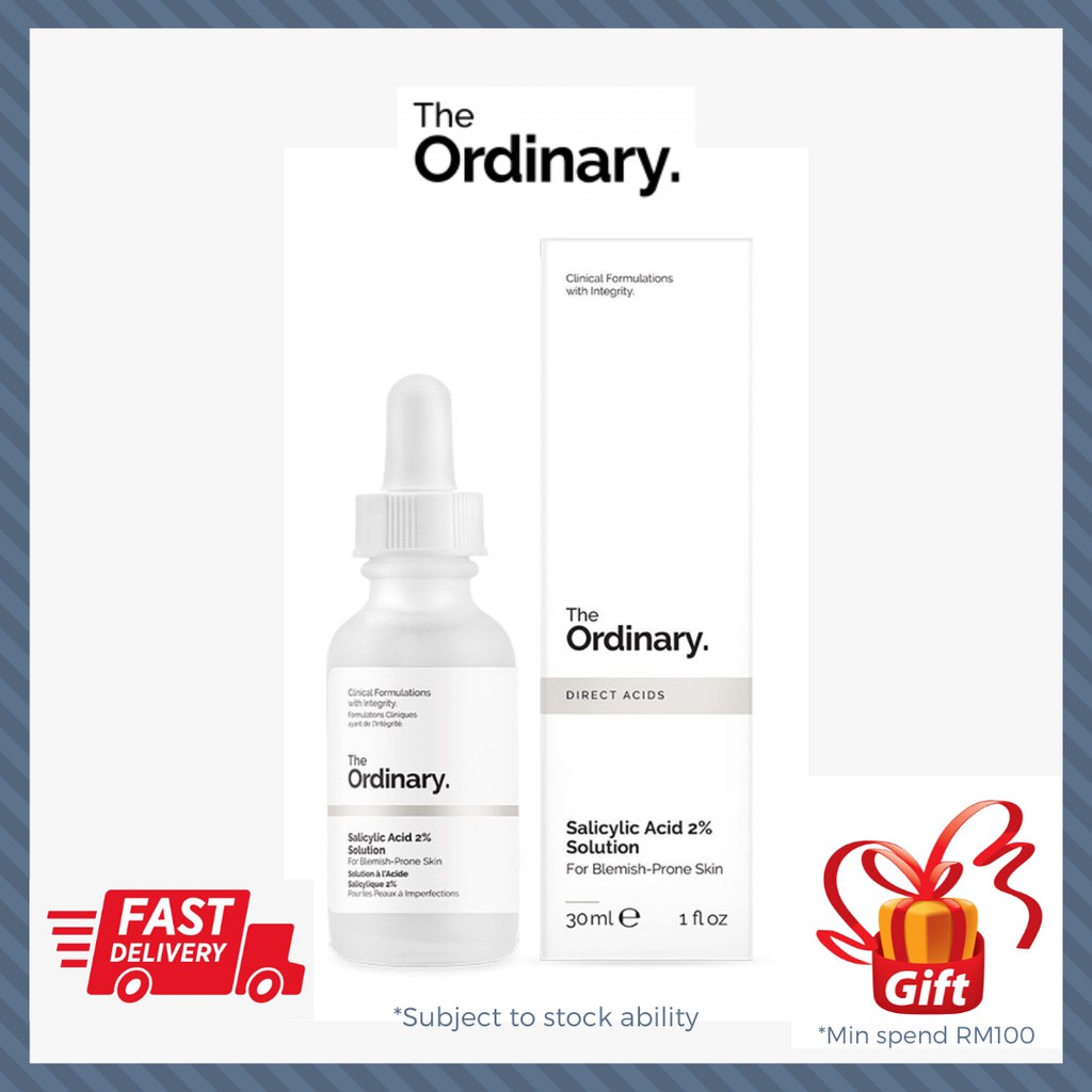 (Hàng Mới Về) Dung Dịch The Ordinary Salicylic Acid 2% 30ml