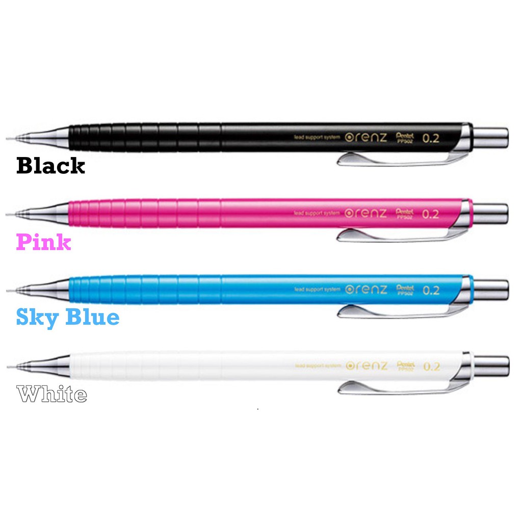 [RẺ NHẤT] BÚT CHÌ KIM TỰ ĐỘNG CAO CẤP PENTEL ORENZ 0.2 MM / RUỘT CHÌ 0.2 MM (CHỌN MÀU)