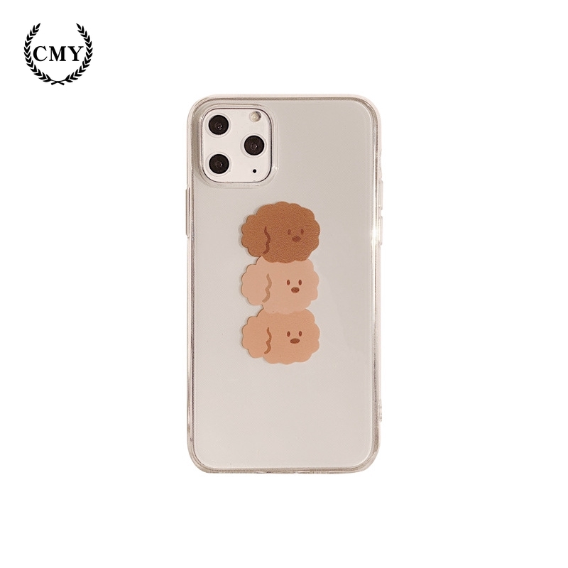 Ốp điện thoại in họa tiết 3 chú chó lông xù cho iPhone11/11Pro 11pro Max X XR XS XS MAX 6 7 8 plus SE | BigBuy360 - bigbuy360.vn