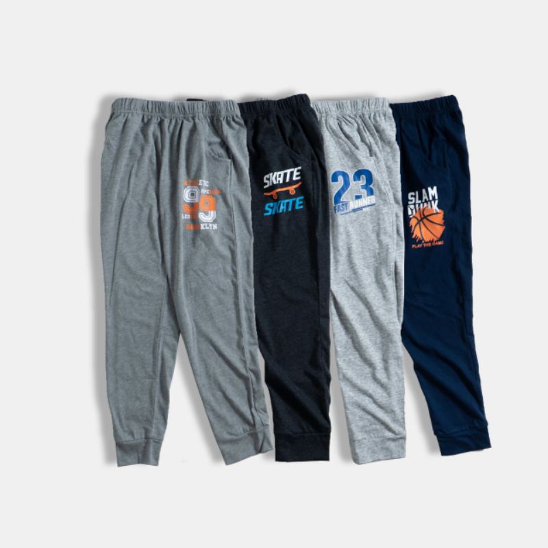 Quần dài thun cotton bé trai size đại 22-57kg chất mỏng nhẹ mặc hè thu