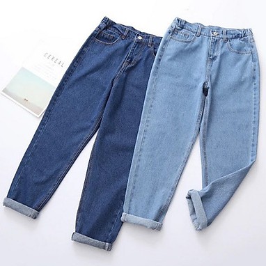 [Size 30-36] Quần Baggy Bigsize Rách Đùi 2.1, Form Chuẩn, Lưng Cao Siêu Đẹp, Không Giãn