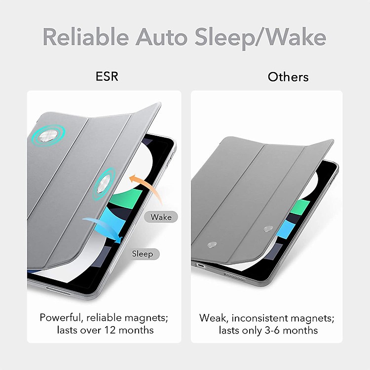 Bao Da Dành Cho iPad Mini 6 ESR Rebound Slim Smart Case - Hàng Nhập Khẩu.