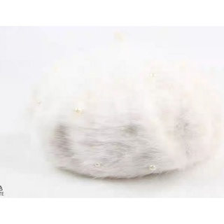 Nón mũ beret lông thỏ thời trang Hàn Quốc
