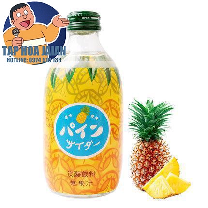 Nước Giải Khát Soda Tomomasu Vị Dứa 300 ml Nhật Bản