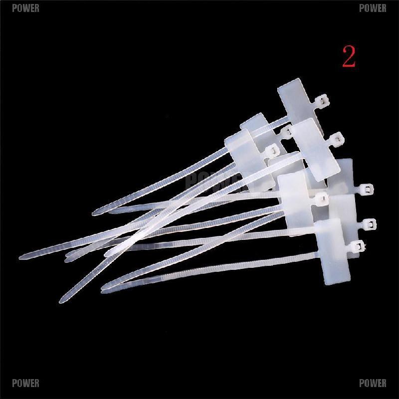 Set 100 Thẻ Đánh Dấu Dây Cáp Nguồn Rj45 Rj12 Tự Khóa Tiện Dụng