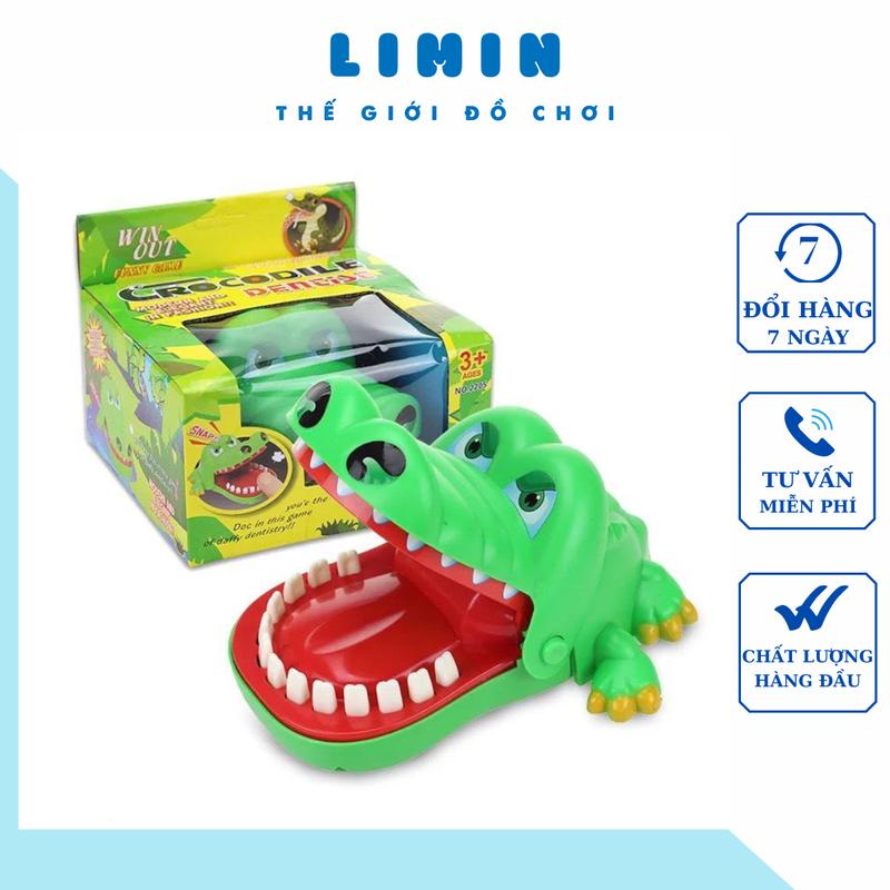 Đồ chơi khám răng cá sấu, cá sấu cắn tay loại to cho bé