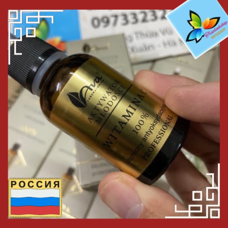 Serum Vitamin C Ava Youth Activator giảm mụn sáng da giảm nếp nhăn 30ml