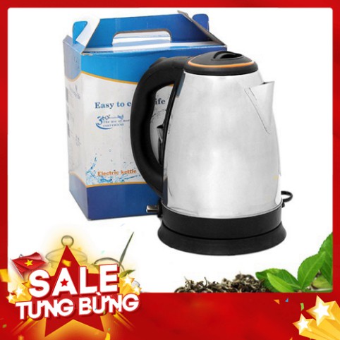 (Giá Tốt Nhất) [GIÁ HUỶ DIỆT] Ấm đun nước siêu tốc Electric Kettle 1.8L