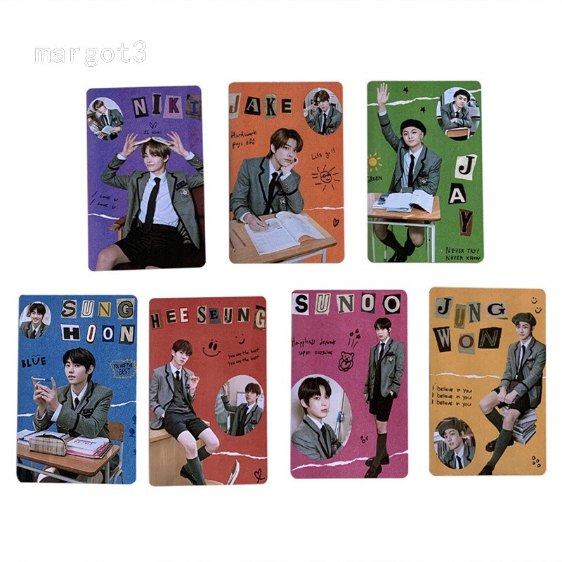 Set 7 Thẻ Hình Thần Tượng Enhypen
