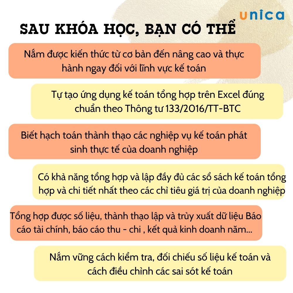 Toàn quốc- [Evoucher] Khóa học Kế toán tổng hợp thực hành trên Excel , GV Bùi Đình Sa UNICA.VN