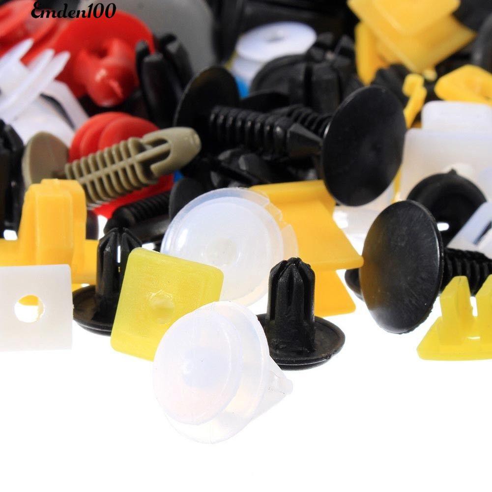 Set 500 đinh ốc nhựa đủ kích cỡ cho xe hơi