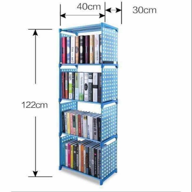 Kệ sách lắp ghép 4 tầng