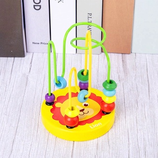 Đồ chơi luồn hạt bằng gỗ cho bé
