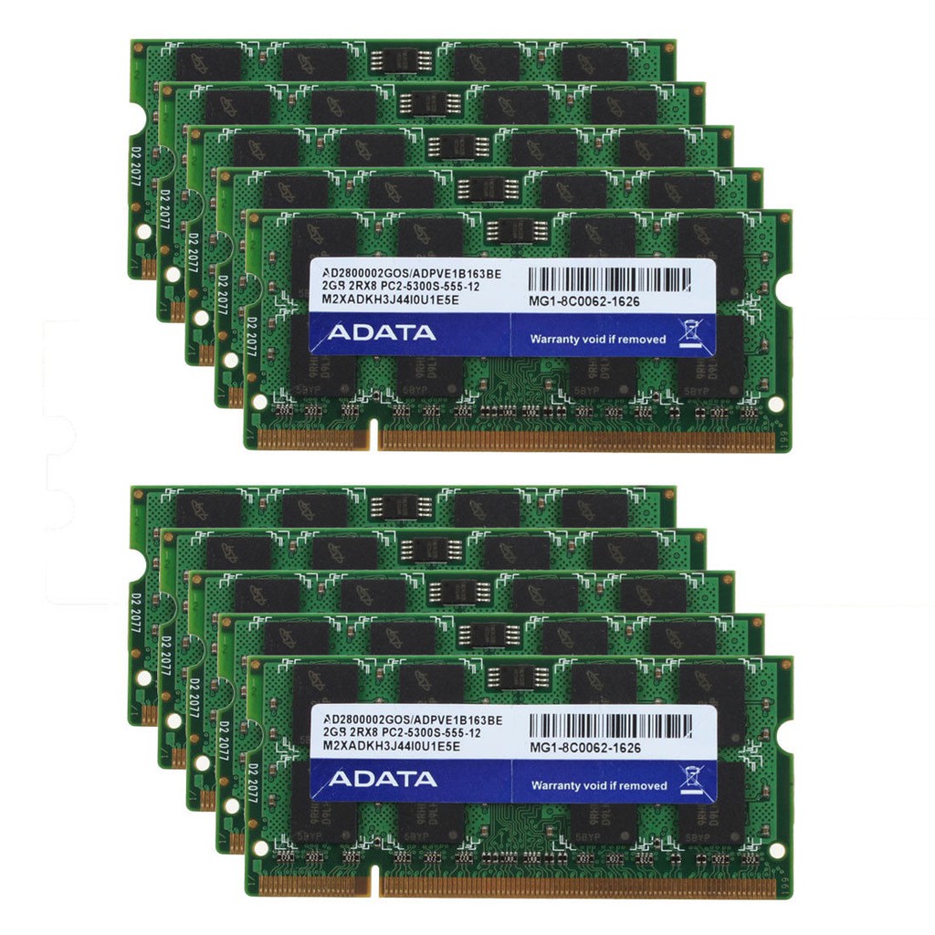 Ram adata 2GB DDR2 cho laptop bh 1 năm