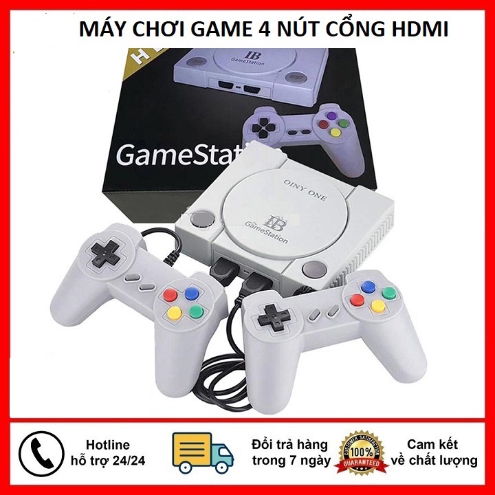 MÁY CHƠI GAME 4 NÚT HDMI - 600 tró khác nhau - Chơi hoài không chán Mario, Contra , Ninja ..... | BigBuy360 - bigbuy360.vn
