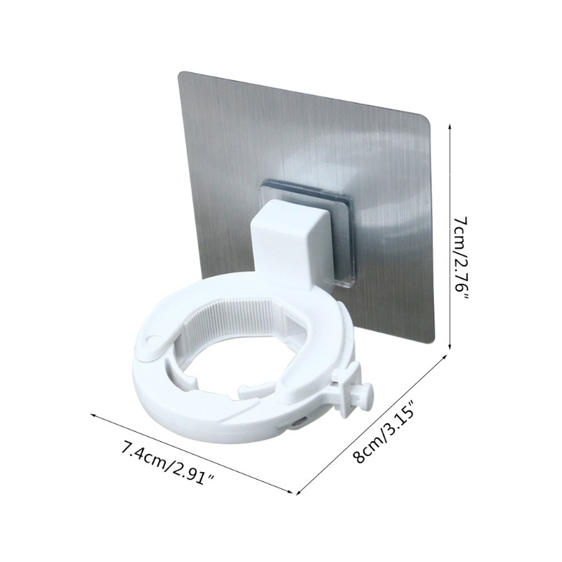 Set 4 Giá Đỡ Chai Nước Rửa Tay Dạng Bơm Tự Dính Tiện Lợi