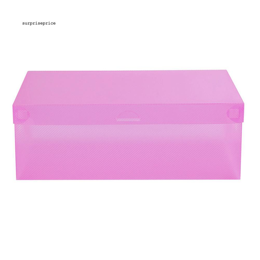 Hộp đựng giày trong suốt nhiều màu tùy chọn tiện dụng