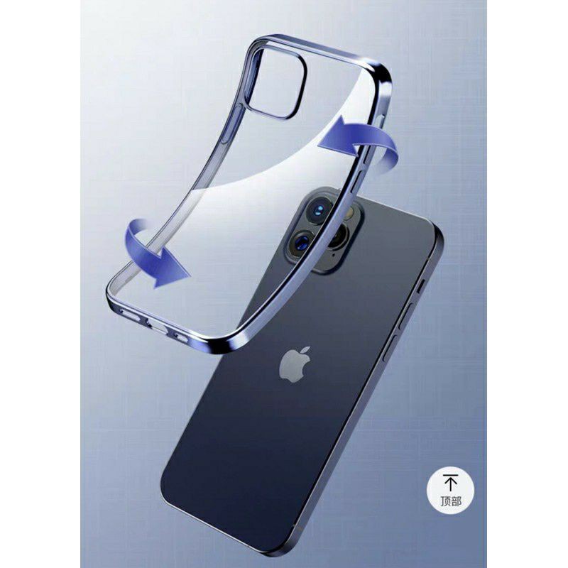 [Mã ELFLASH5 giảm 20K đơn 50K] Ốp lưng nhựa chống sốc Rock Iphone 12 Pro Max ( xanh navy)