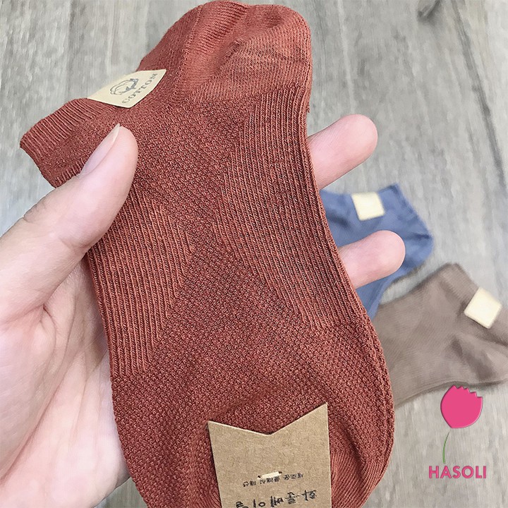 Tất-Vớ Hàn Quốc Cổ Ngắn Tăm Vintage Đẹp Rẻ PK07