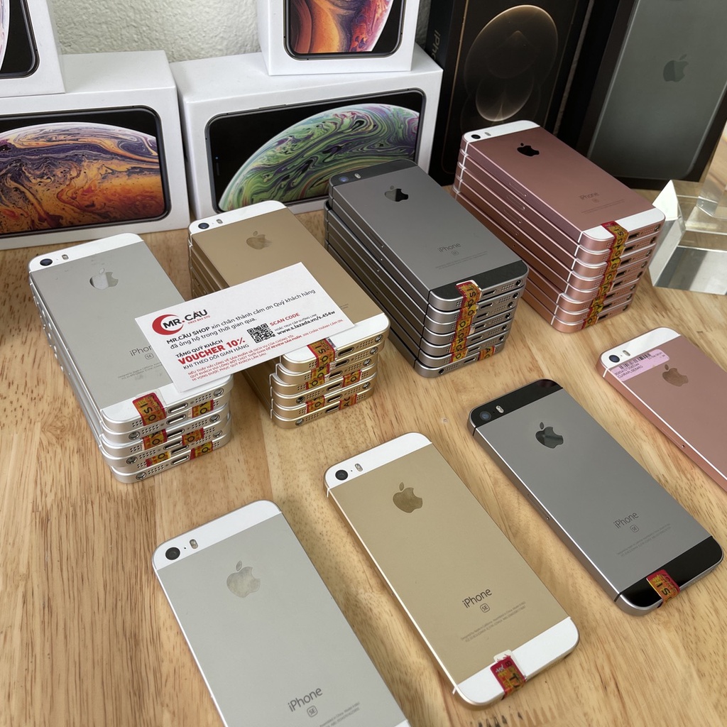 Điện thoại IPhon SE 2016 ( 16GB 32Gb 64Gb ) iP 5SE Bản quốc tế CHIP A9 2 nhân Tốc độ CPU 1.8 GHz RAM 2 G Full HD - MRCAU | BigBuy360 - bigbuy360.vn