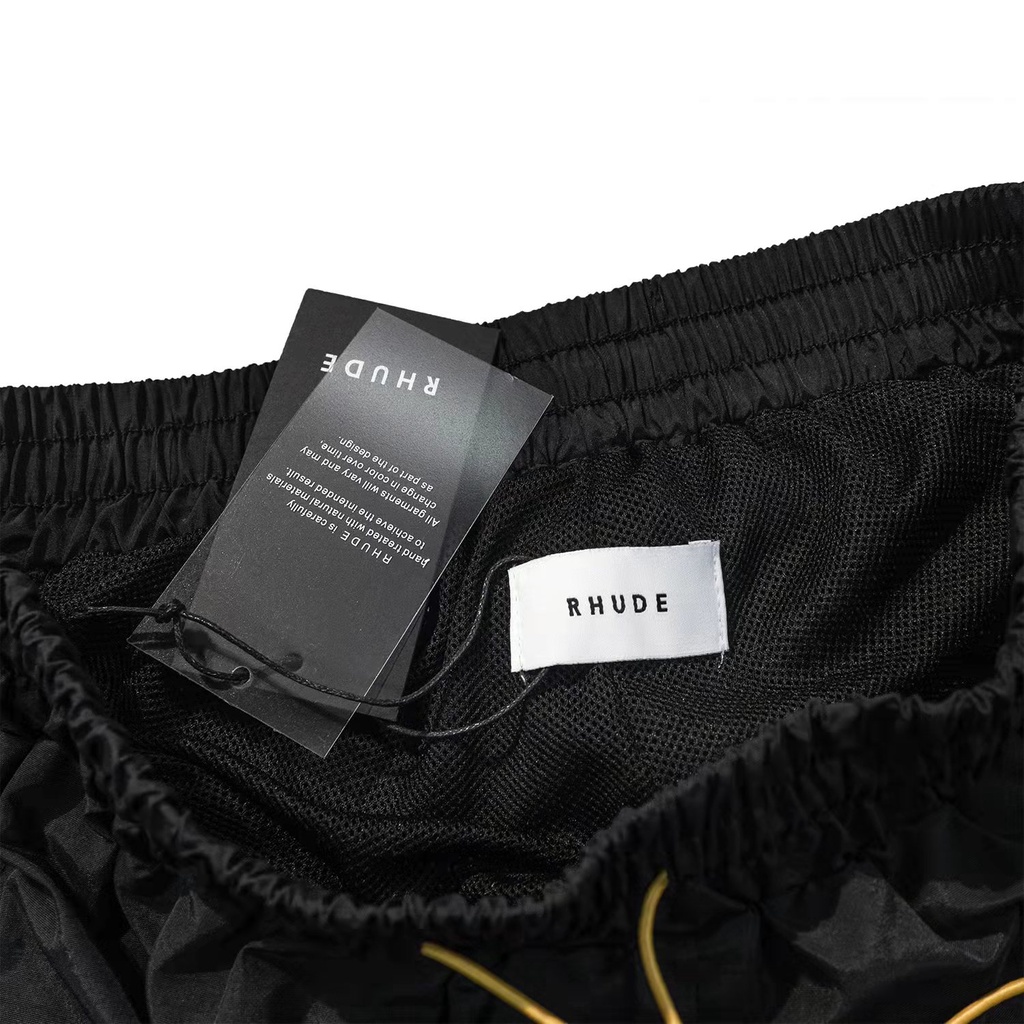 ❤❀  ❤ Quần Short Nam In Chữ Rhude 3m Màu Phản Quang Thời Trang