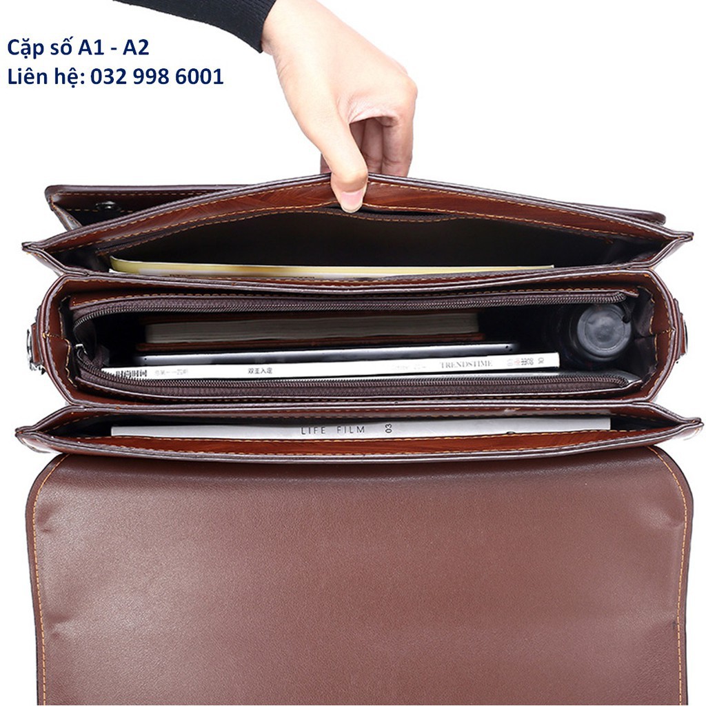 Túi da công sở , cặp số sang trọng A1  capdunglaptop