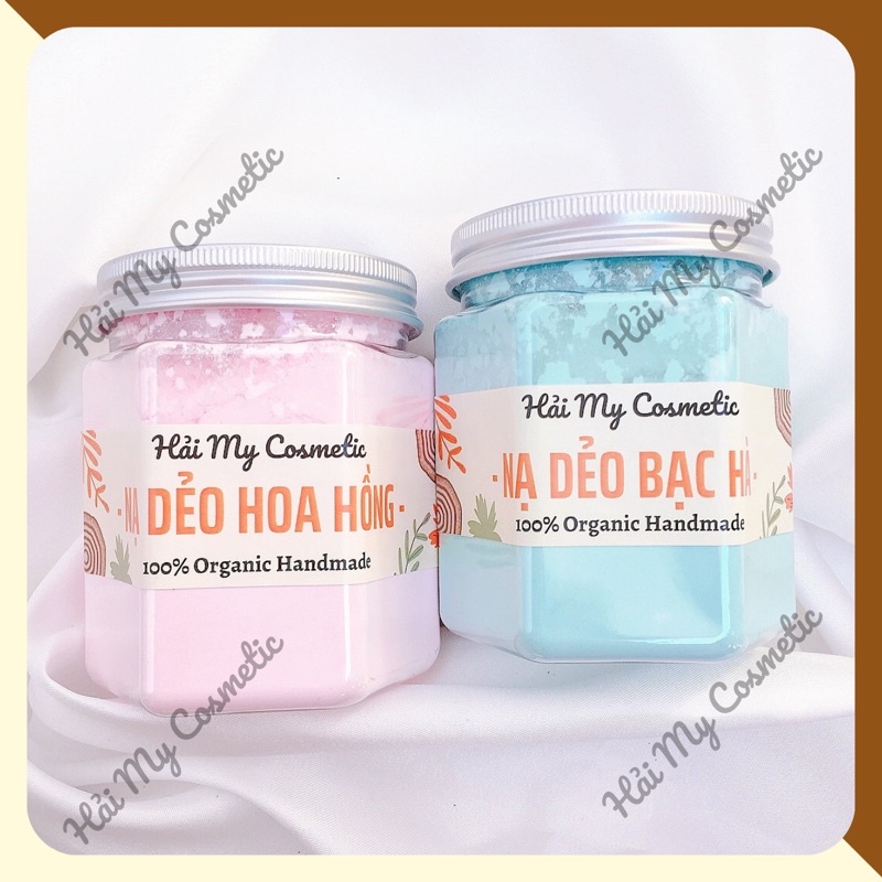 150gram Nạ Dẻo Hoa Hồng & 150gram Nạ Dẻo Bạc Hà Nguyên Chất 100% - Dưỡng trắng, giảm mụn