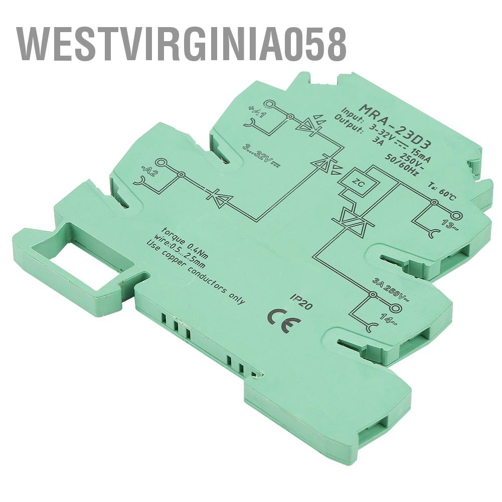 Westvirginia058 MRa 23D3 Ultra Thin PLC Relay Power Amplifier Board AC Solid State Module