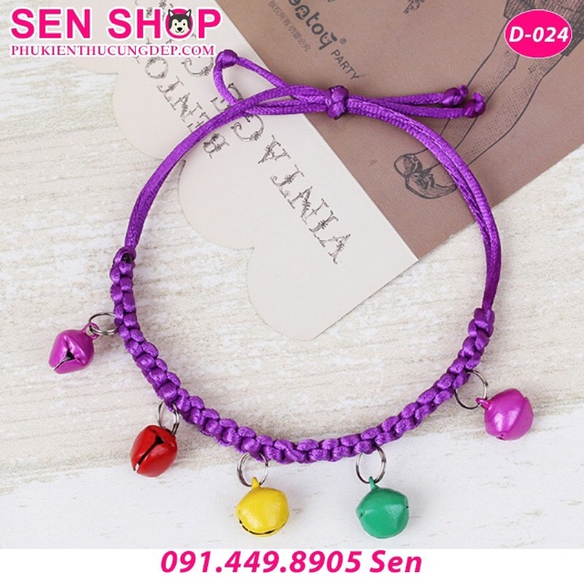 VÒNG CỔ CHÓ MÈO - CHUÔNG ĐEO CỔ CHÓ MÈO - LỤC LẠC