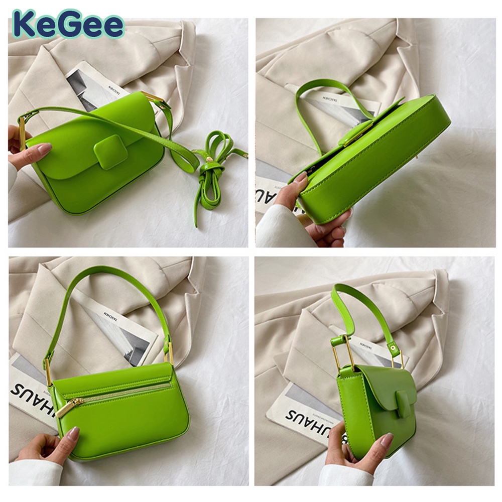 Túi Đeo Chéo Vai Bằng Da PU Phong Cách Hàn Quốc Dành Cho Nữ