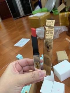 Son ysl slim mẫu bạc mới