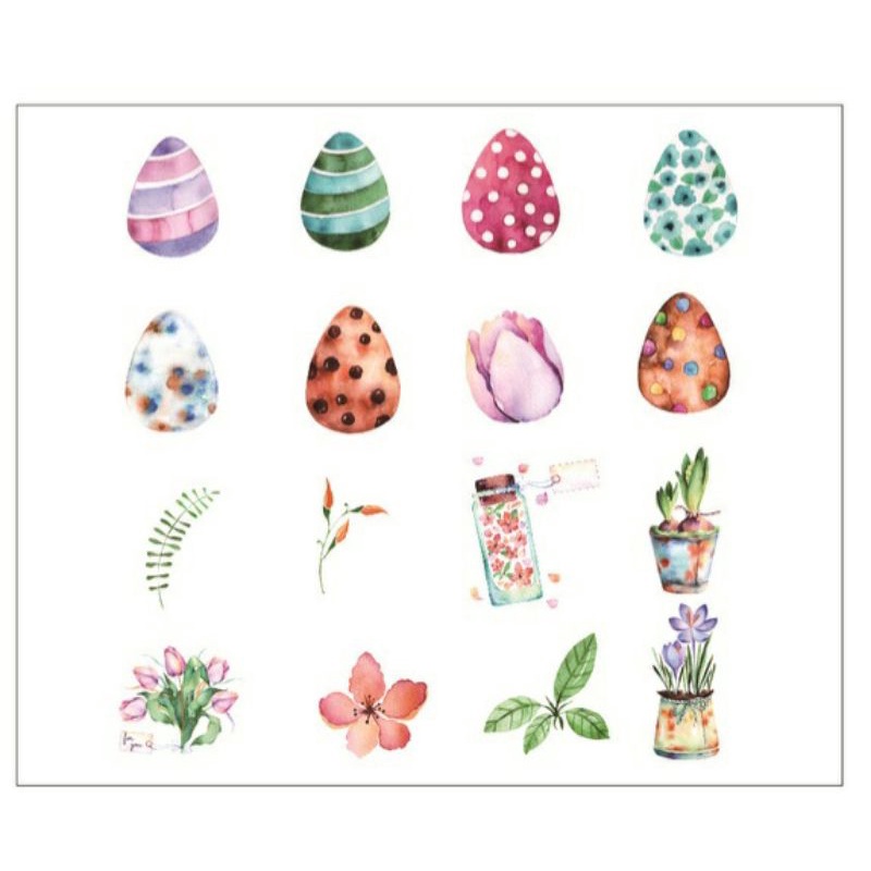 Set 32 sticker washi trang trí SW32