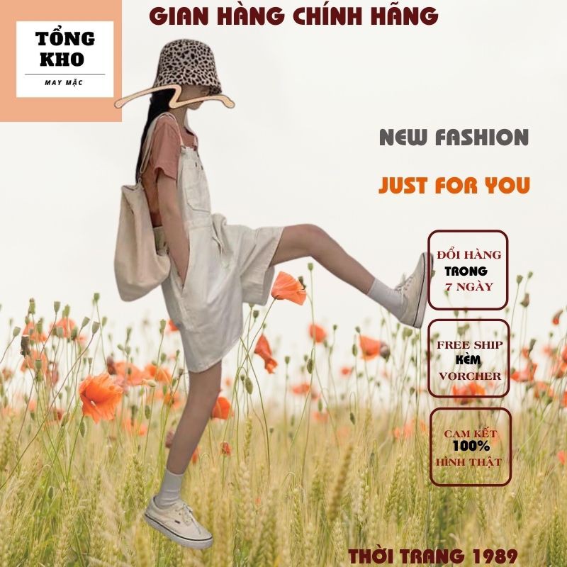 yếm bò sooc nữ ,quần bò dáng đẹp lên from chuẩn hót mẫu hè năm nay các nàng nhé chất mặc đẹp nhiều phong cách shop 1989😍 | BigBuy360 - bigbuy360.vn