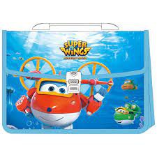 EB41202 - Cặp đựng tài liệu FC bằng nhựa - Deli - SUPER WINGS