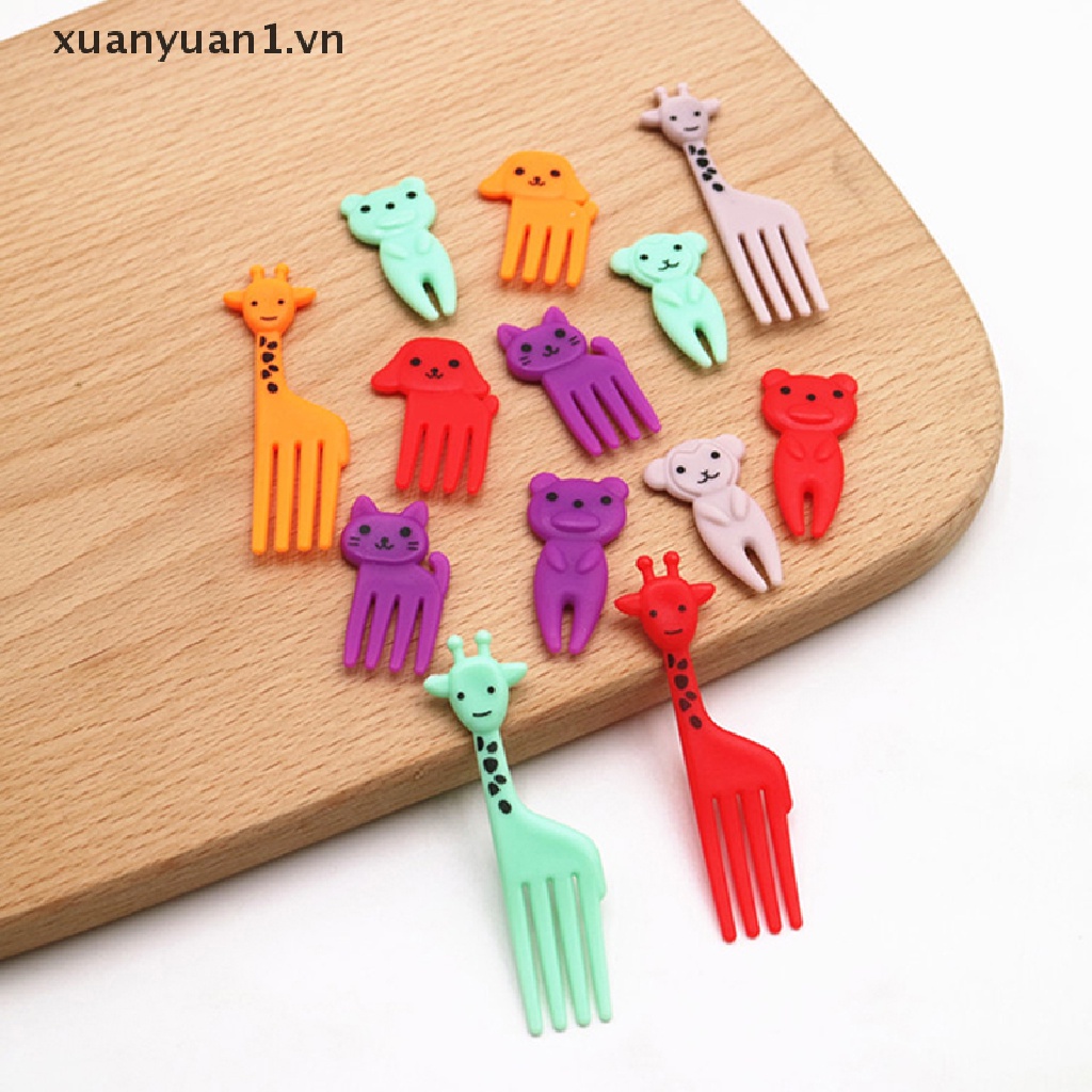Nĩa Ăn Trái Cây Tráng Miệng Hình Động Vật Dễ Thương