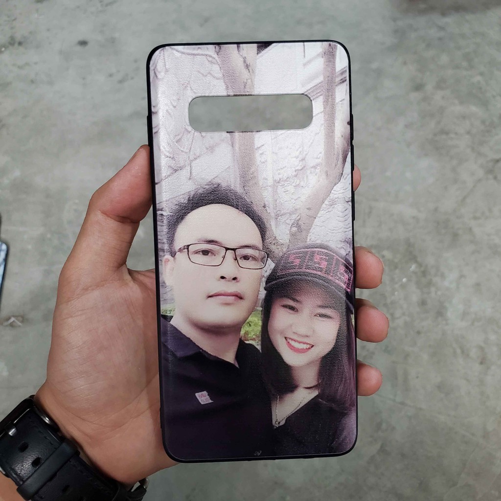 Ốp lưng cứng đen in hình theo yêu cầu dành cho diện thoại SAM SUNG S6; S6e; S7; S7e; S8; S8plus; S9; S9plus; S10;S10plus