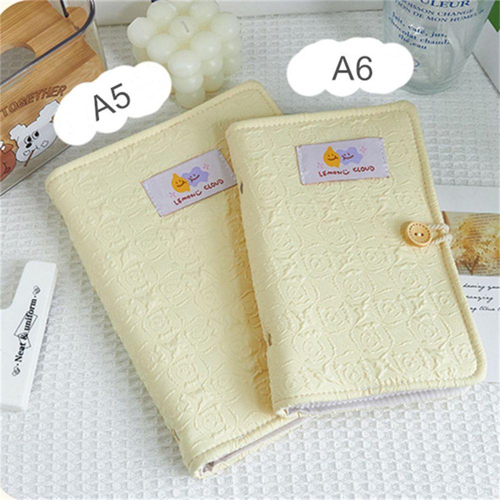 Sổ Tay Nhật Ký Khổ A5 A6 6 Vòng Vải