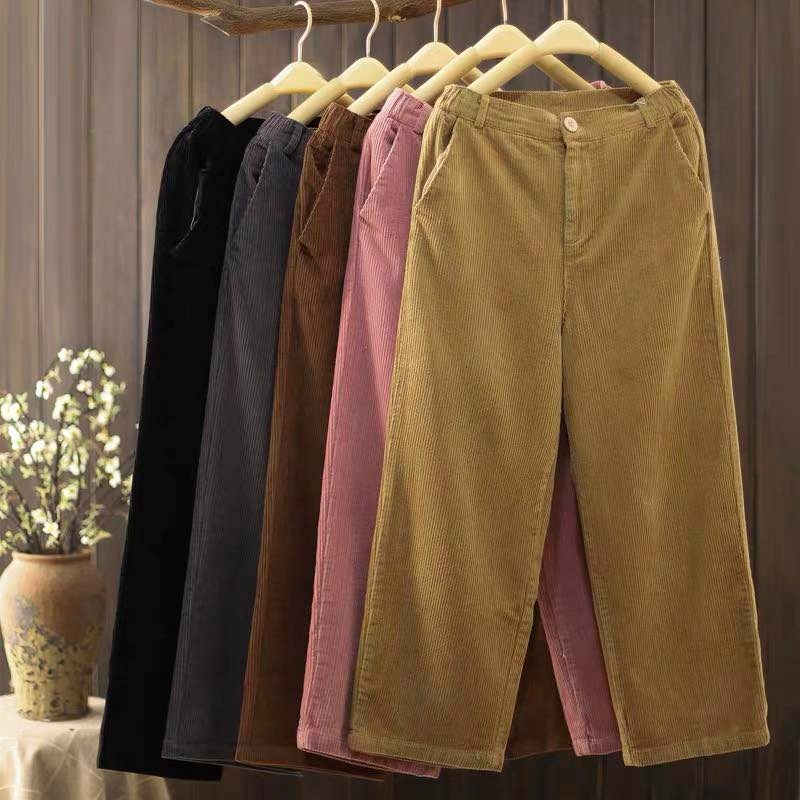 Quần Baggy Nhung Cạp Khoá Đi Làm Đi Chơi Thoải Mái Và Đẹp   -mã 66