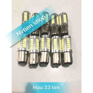 ĐÈN LED HẬU NHÁY 33 TIM LED BI CẦU Ô TÔ XE MÁY - giá 1 bóng
