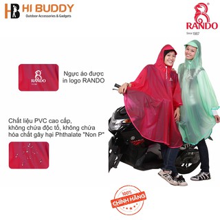Áo Mưa Rando Cánh Bướm | Màu Trong Suốt, Trẻ Trung | hibushop