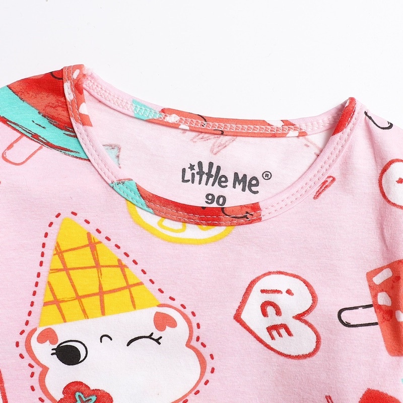 Bộ cotton in hình Litter Me mềm, mịn