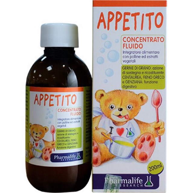 Siro ăn ngon Appetito Bimbi 200ml