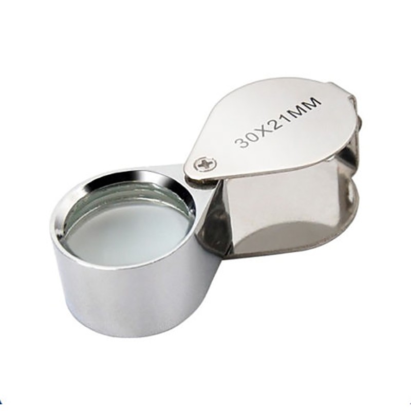 Kính Lúp Cầm Tay 30x 21mm Có Hộp Đựng