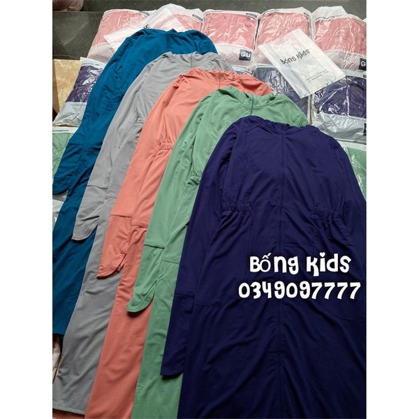 Áo Chống Nắng Dáng Dài Nữ 2 Lớp GU
